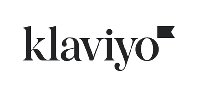 Klaviyo logo, black.