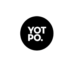 Yotpo logo, black.